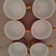 Service of porcelain espresso by Schmidt designer RM plates Brazil.