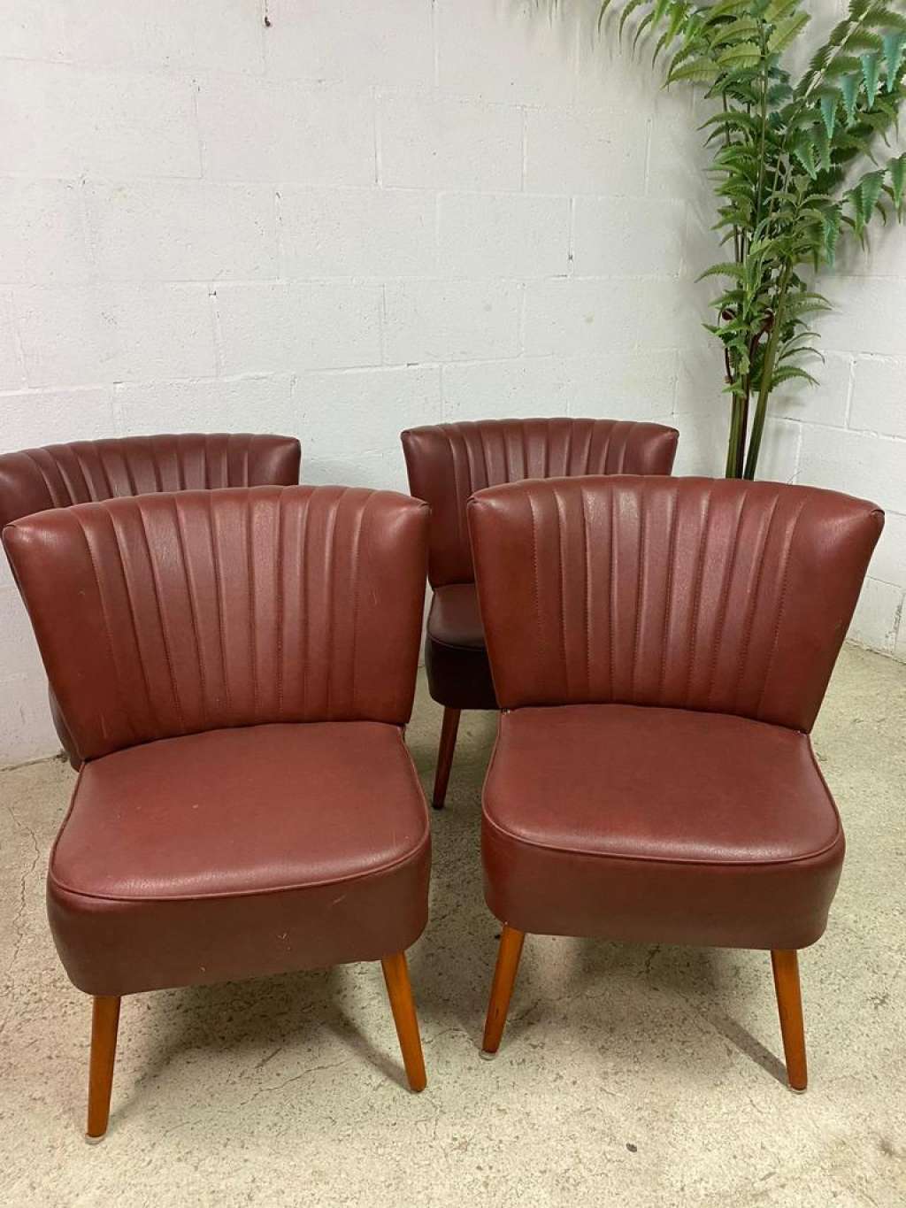 Vintage cocktail chair armchair single-seater