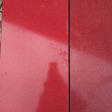 Red formica coffee table