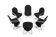 Verner Panton for Fritz Hansen 1973 Series 1-2-3 Butterfly Base
