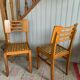 Paire de chaises style Pierre Cruege