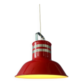 Suspension « Bucket » rouge Space Age par Ateljé Lyktan