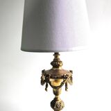 Belgian bronze lamp in Neoclassical style (circa 1910 - 1920)