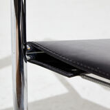 Lc1 leather armchair by le corbusier for cassina