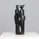 “Together” – Hand-carved wooden sculpture by Jozef Kets, Belgium, 1971