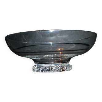 Saladier Coupe Kim en cristal signé DAUM France - DESIGN 1950
