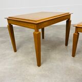 Classic wooden nesting tables