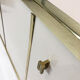 Zevi brass display unit cabinet 70s hollywood regency midcentury glass vintage
