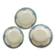3 deep plates in ironstone from Longchamp model Christiane 220511