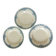 3 deep plates in ironstone from Longchamp model Christiane 220511