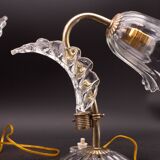 Set of 2 Art Decò Murano Glass Barovier e Toso style Table Lamp, 1940