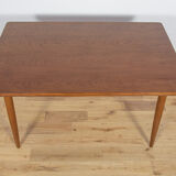 Table à manger en chêne extensible danois du milieu du siècle, années 1960