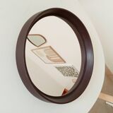 Miroir rond vintage Germany Lange Spiegel années 60/70