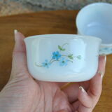 Series of 4 Scania and Veronica ramekins from Arcopal 70s/80s