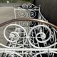 Lit banquette, wrought iron and copper, romantic Napoleonic III style, late 19th century.