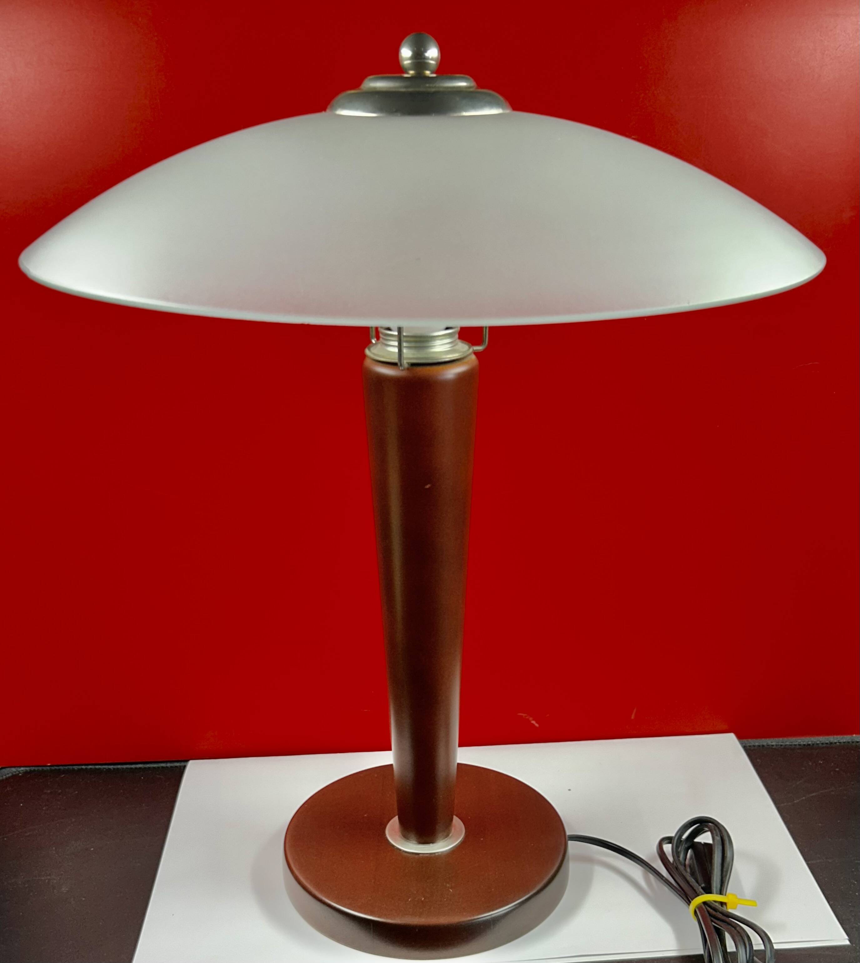 Mushroom liner lamp, habitat London, H: 46 cm diameter 38 cm