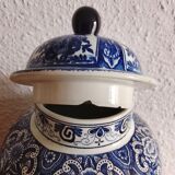 Vase with lid by Boch Delfts