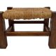 Vintage footstool stool minimalist