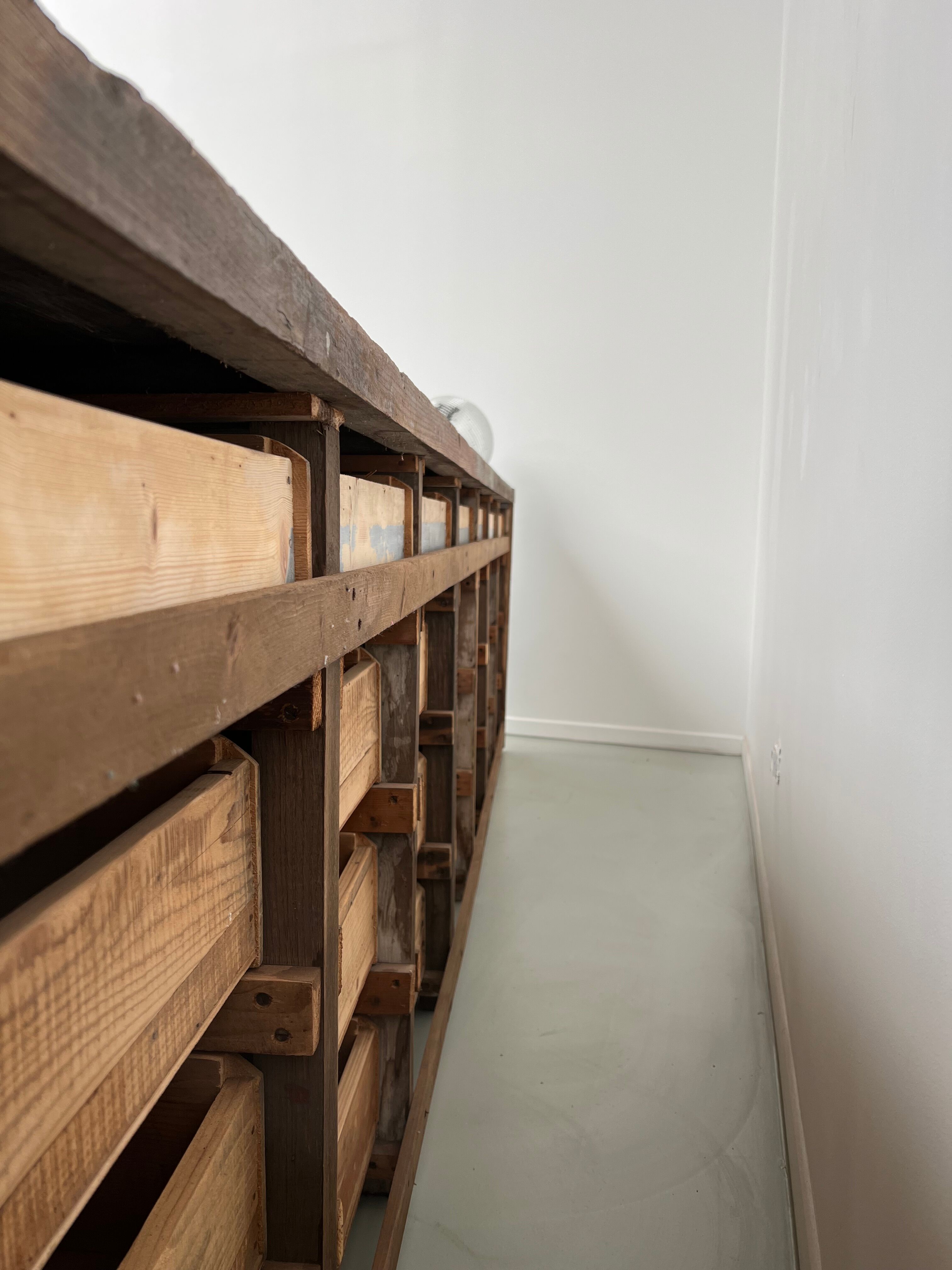 Very large craft furniture with 32 drawers