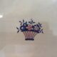 Large LONGCHAMPS oval serving dish with Rouen decor