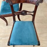 Paire de chaises en acajou XIXème siècle