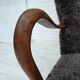 1960s, Danish armchair, reupholstered, genuine sheepskin.