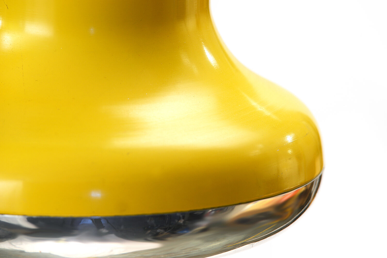 Yellow pendant light "Fluga" by Hemi. Sweden 1970s