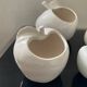 Set of 6 vintage ceramic fruit vases/cachepots