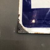 Enamelled plate "Chocolat Louit"