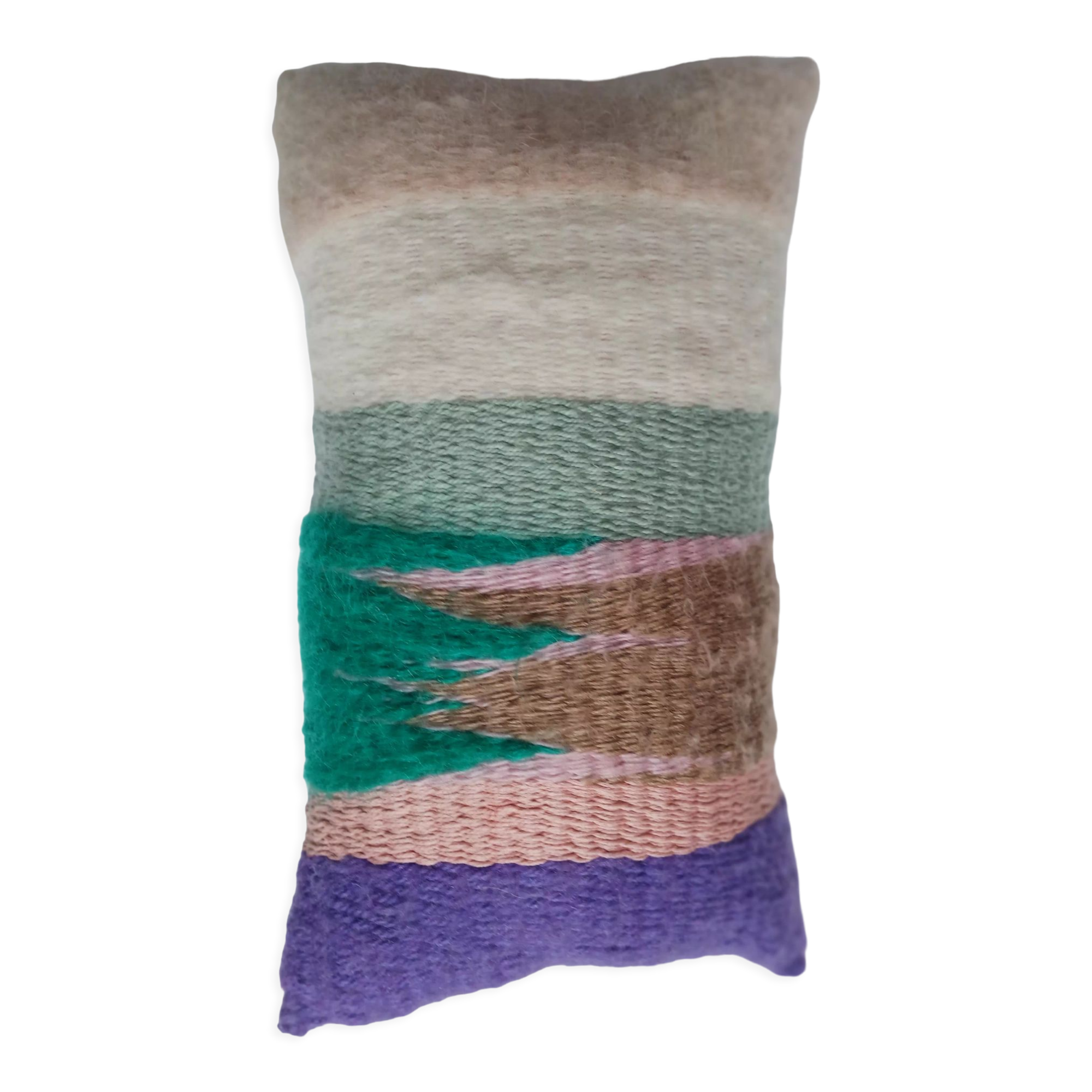 Wool weaving cushion