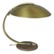 Mid century art deco / bauhaus brass table lamp by egon hillebrand 60s