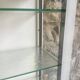 White lacquered metal medical display case - vintage 1960