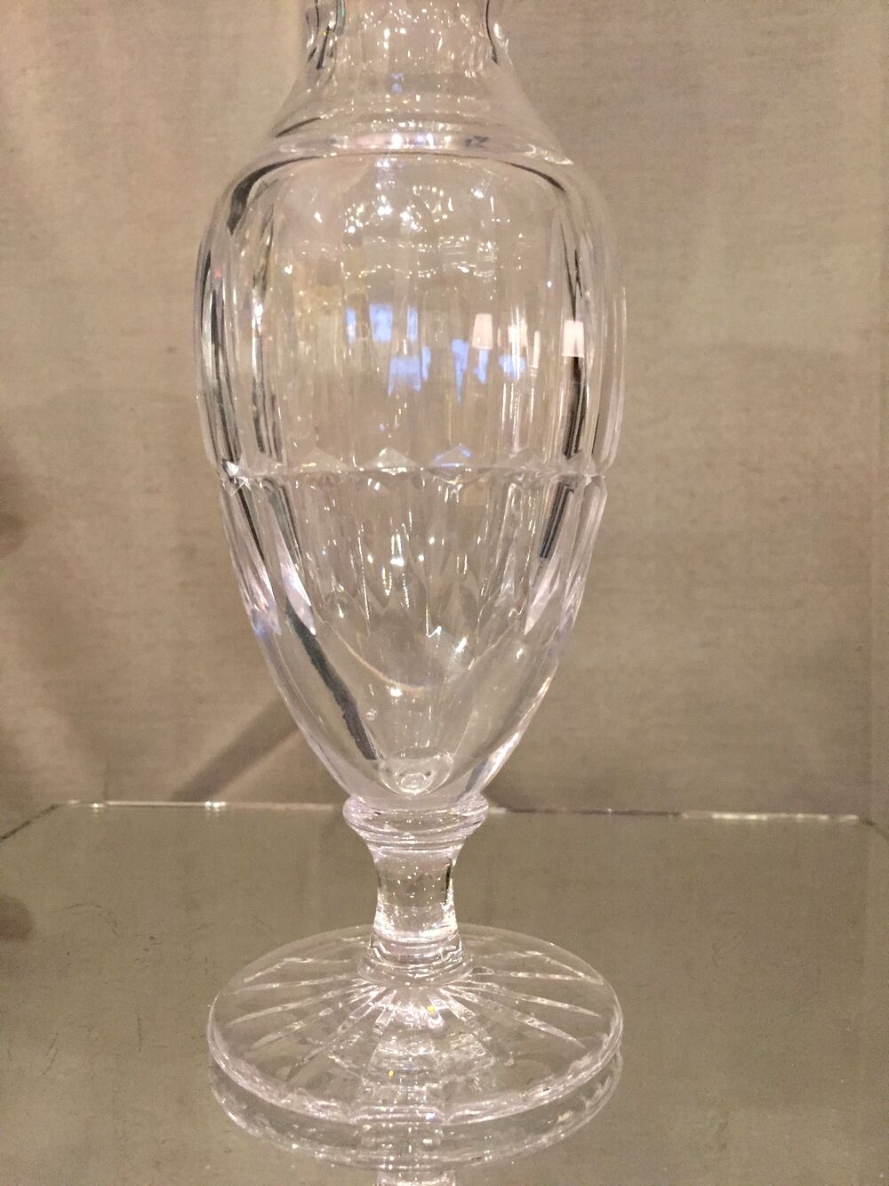 Crystal soliflore vase