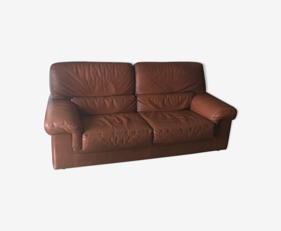 Sofa Leather Vintage Cognac Color Selency Sofa Leather Vintage Cognac Color Selency, Natuzzi Blair Leather Sofa