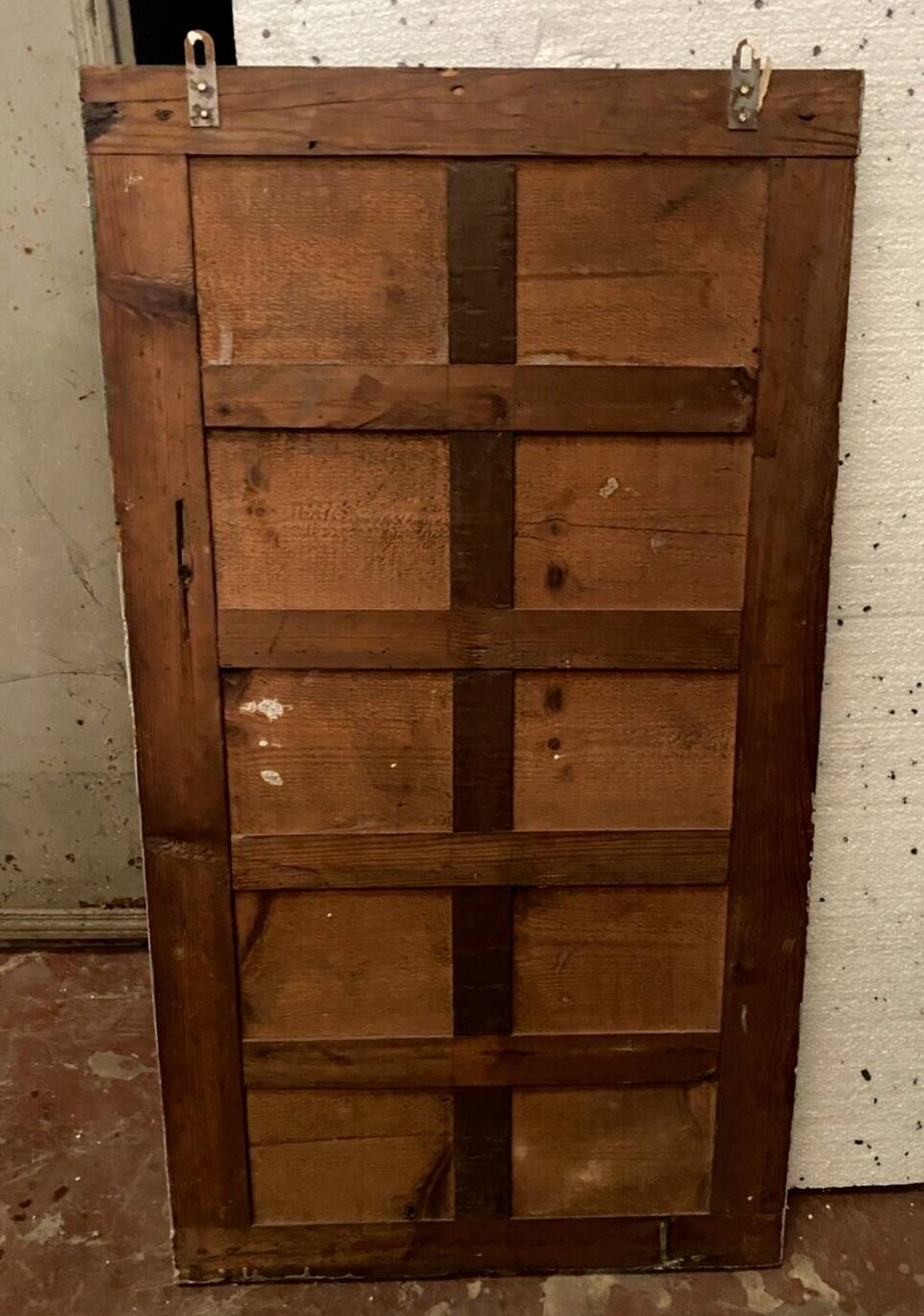 Louis XVI style mirror in wood and gilded stucco 19th century Mantel trumeau