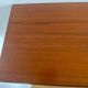 Vintage Scandinavian teak wall-mounted bedside tables.