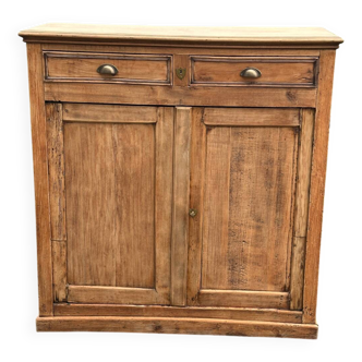 Raw wood sideboard