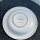 Hollow dish in enameled ceramic bird pattern hand painted Portugal numbered