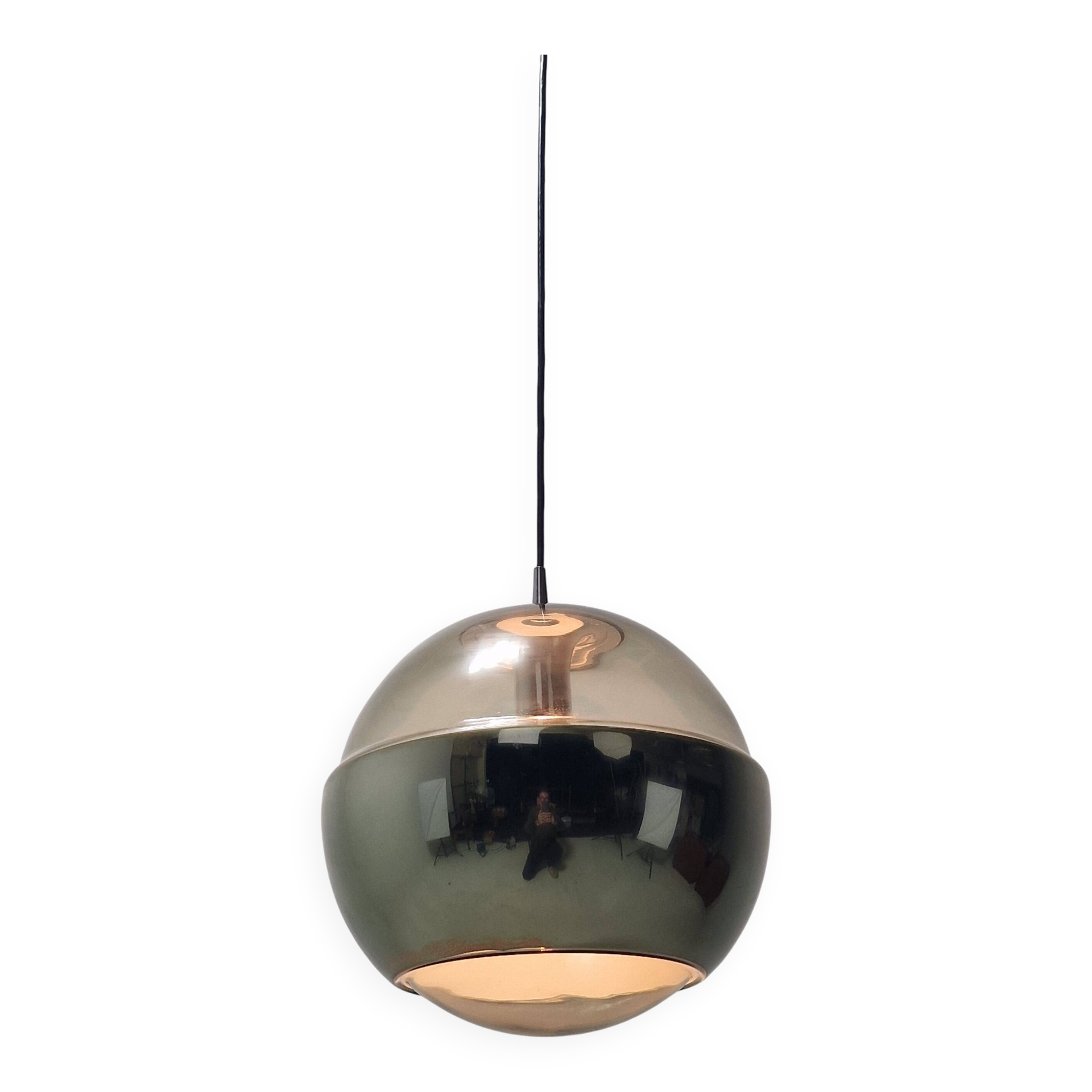 Elegant Mid-Century Modern Pendant by Peill & Putzler, Germany 1970's