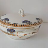 Art Deco Longwy earthenware soup tureen