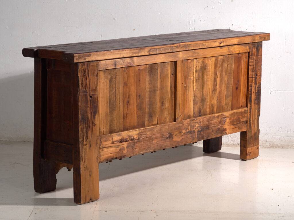 Antique carved pine wood buffet – Xinjiang, circa 1900