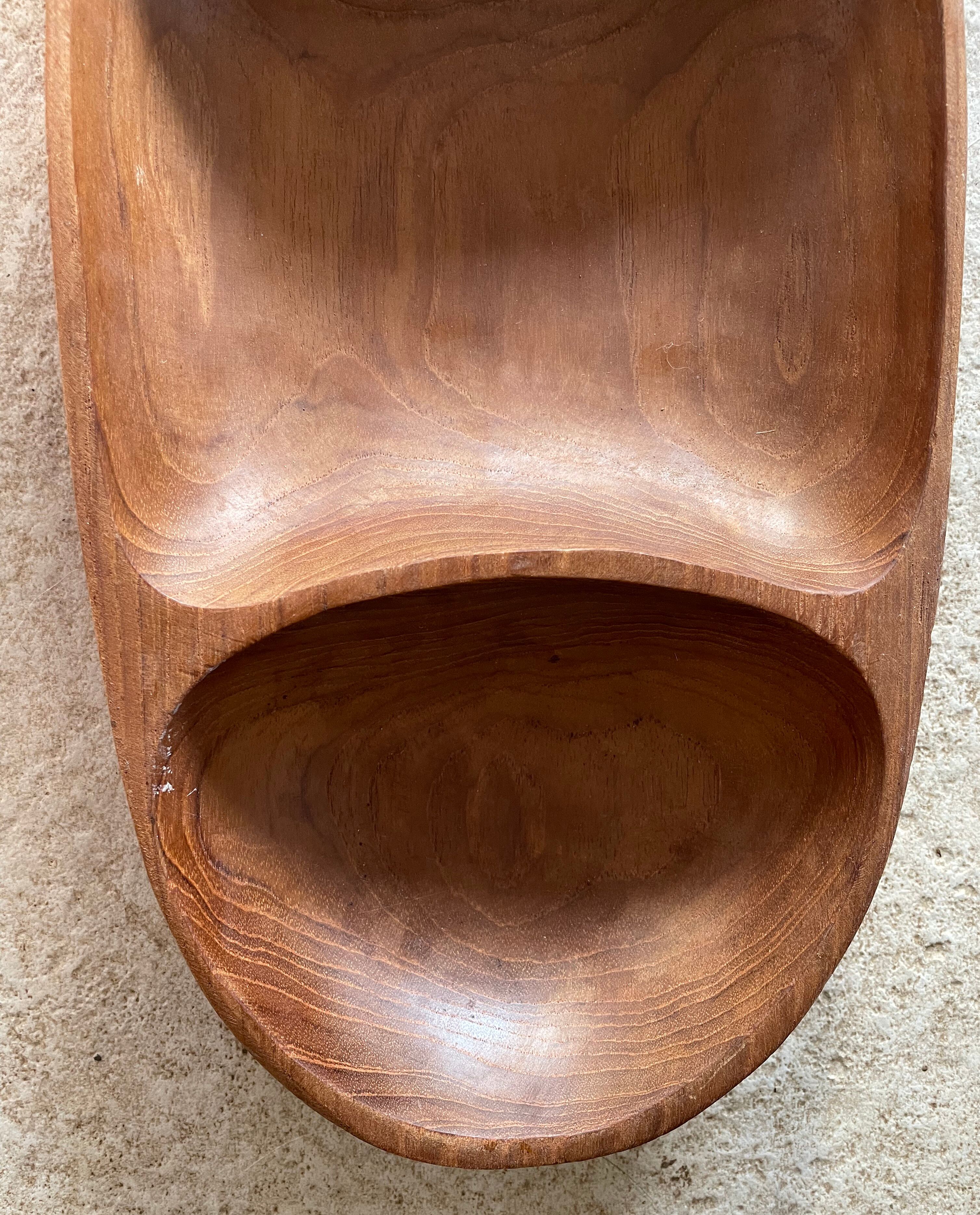Plateau en bois vintage 41,5cm