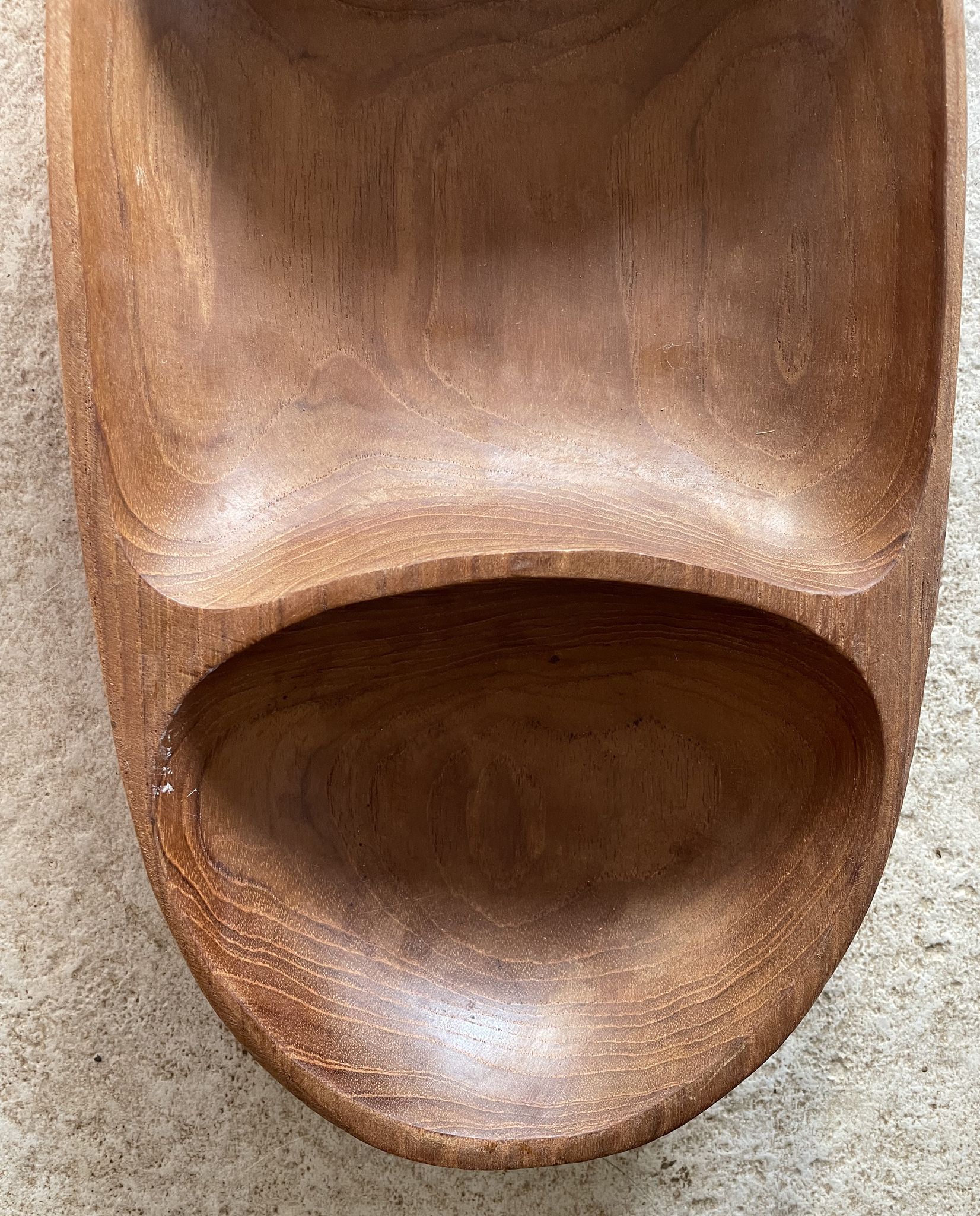 Plateau en bois vintage 41,5cm