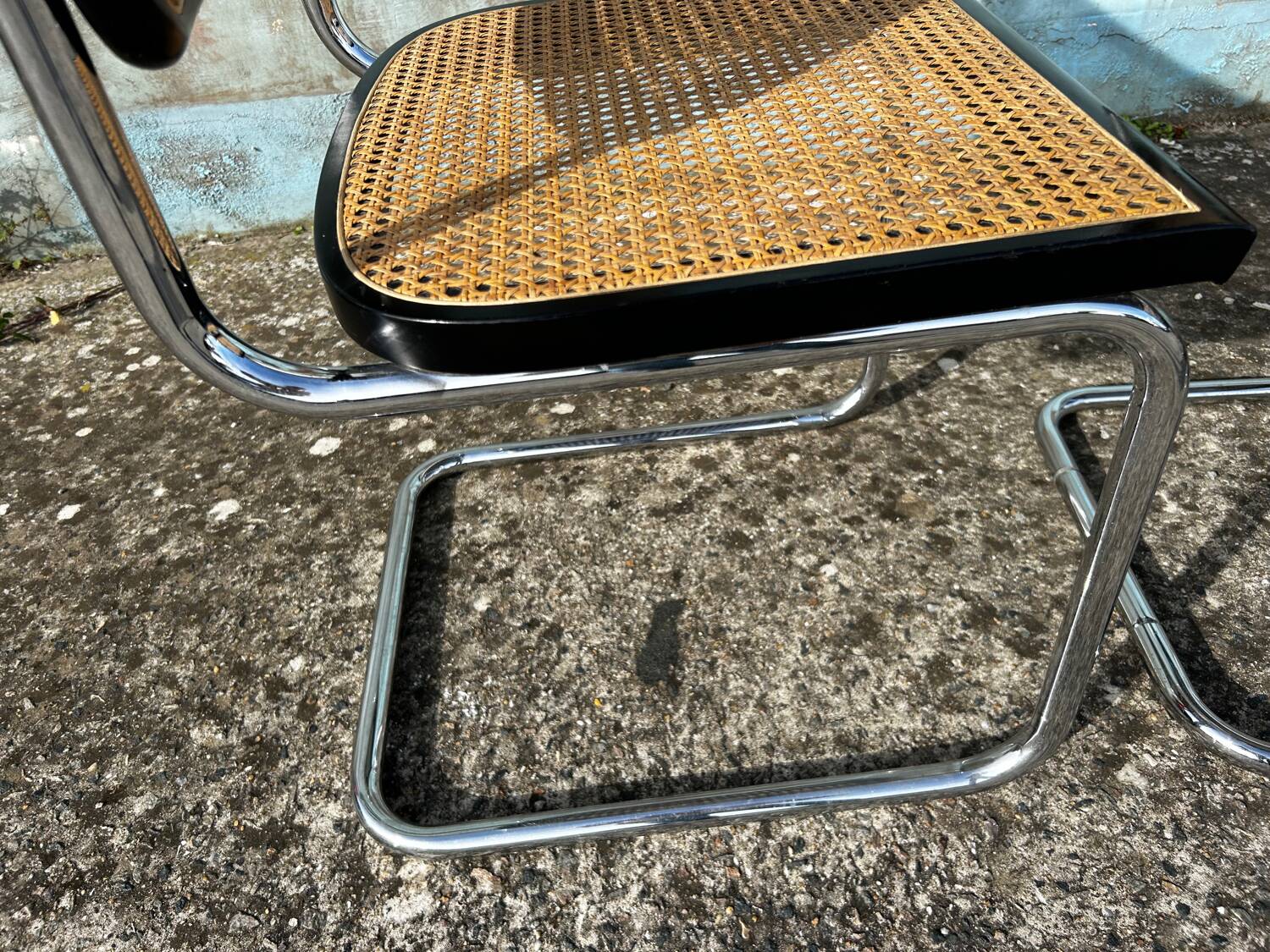 Set of 4 Cesca chairs by Marcel Breuer