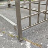 Pair of nickel-plated bronze beds circa 1920