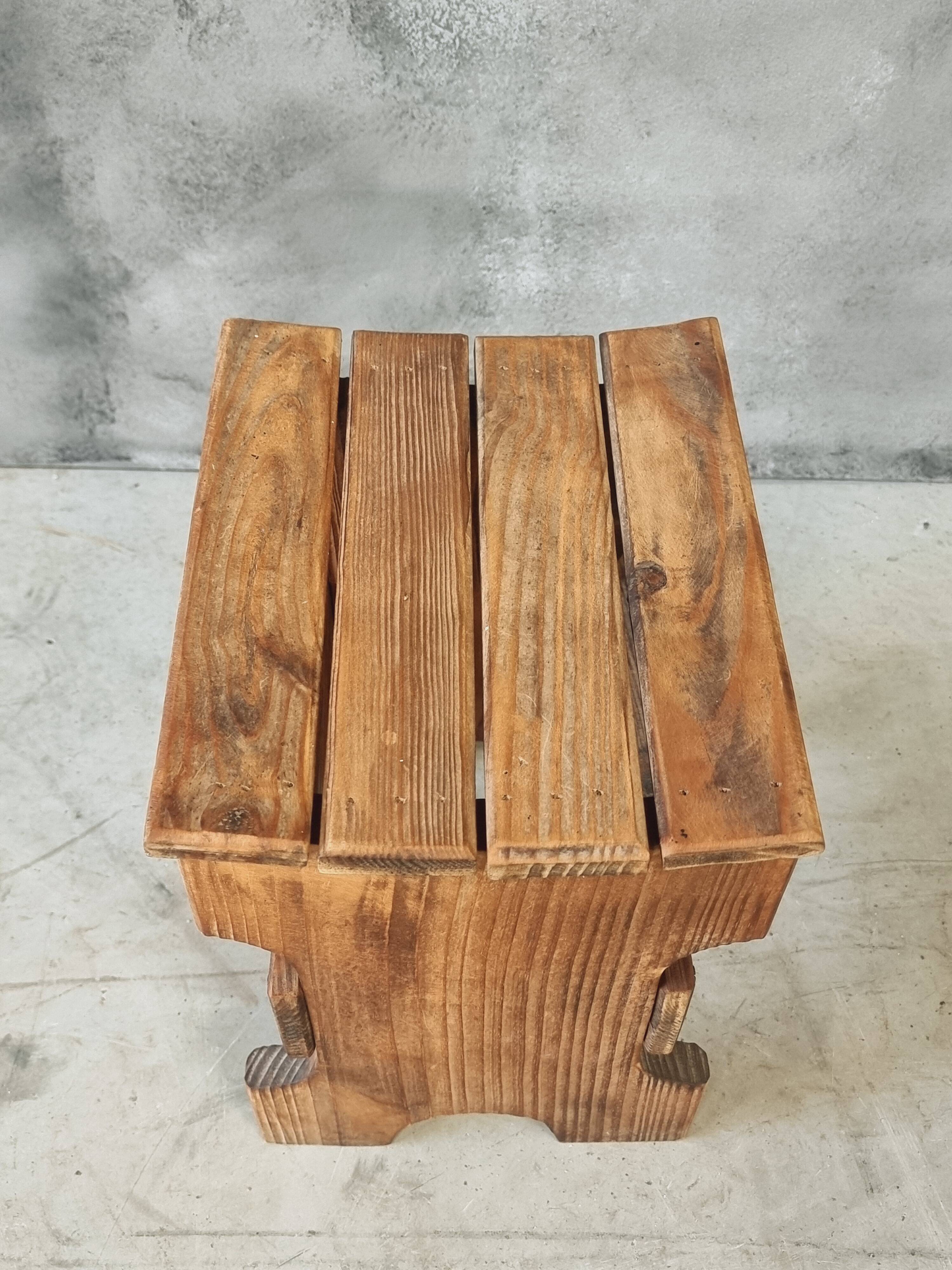 Vintage stool footstool plant table side table