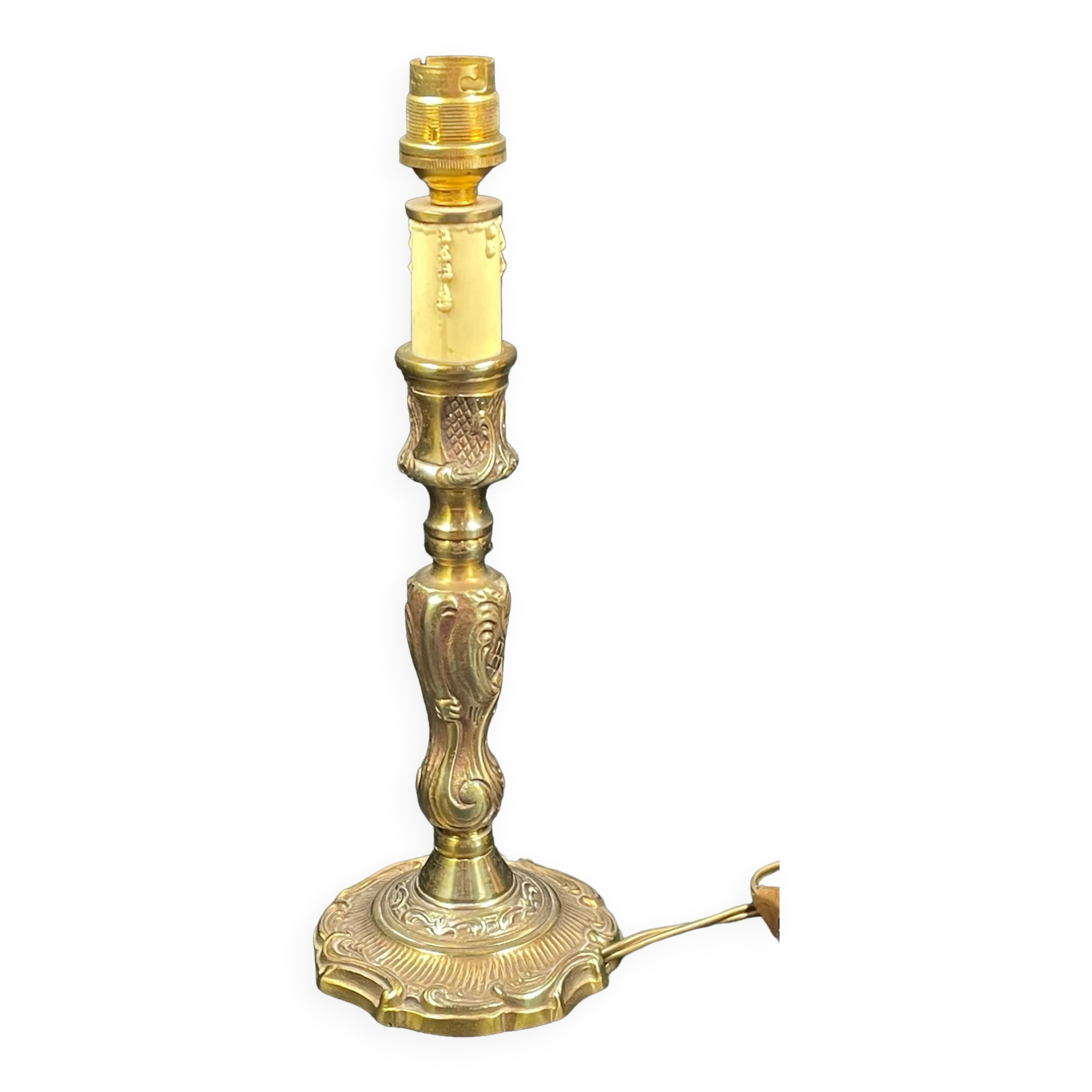 Foot of lamp to pose, type bedside bronze - 29 cm top of socket