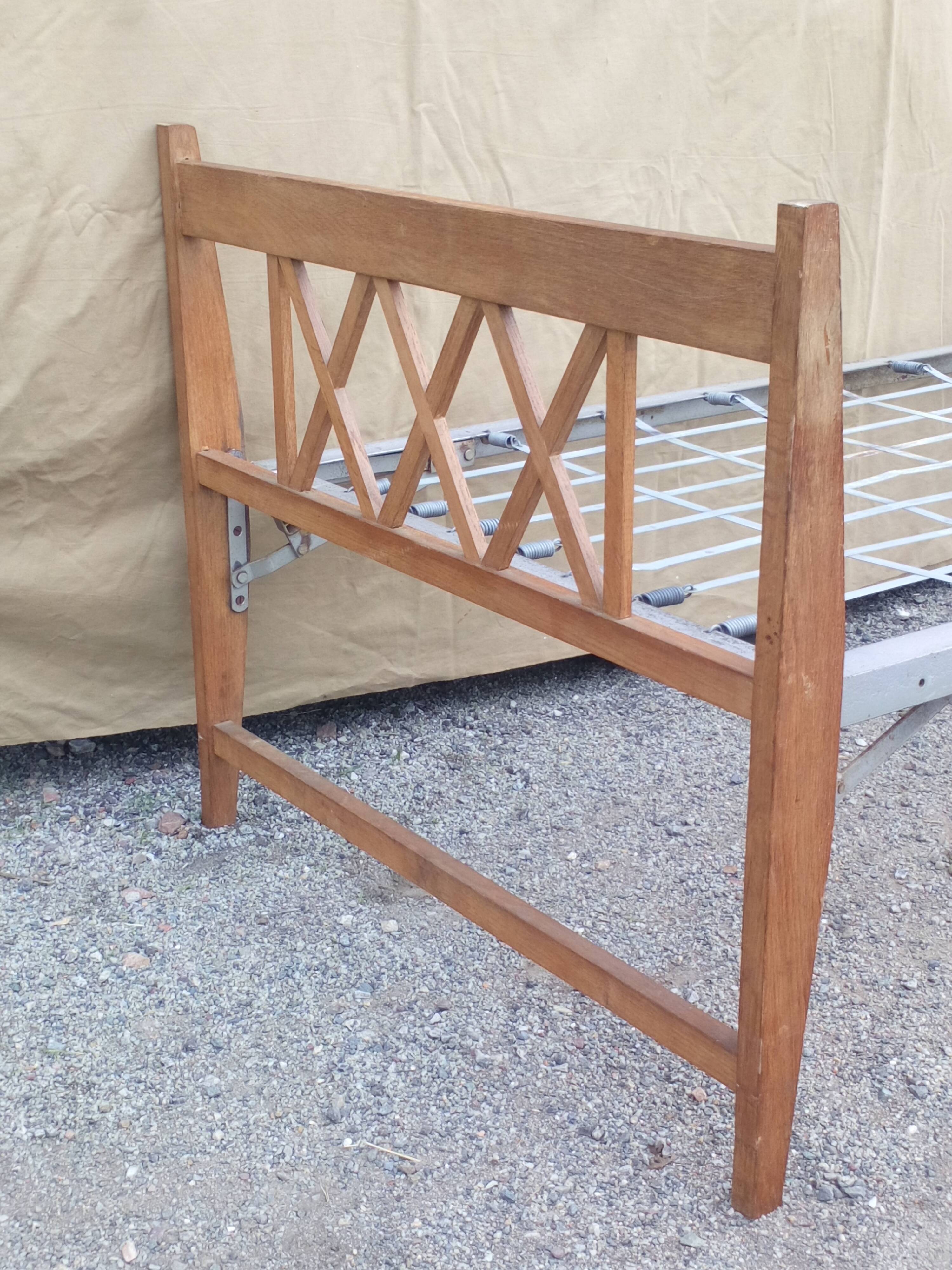 Foldable oak bed,1950