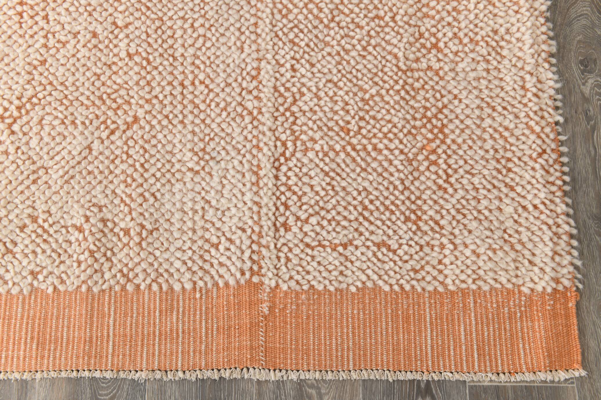 6x10 Rug For Living Room Soft Orange Vintage Rug, 200x307Cm SK 34952