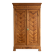 Armoire ancienne en noyer et placage papillon Ancien Bois